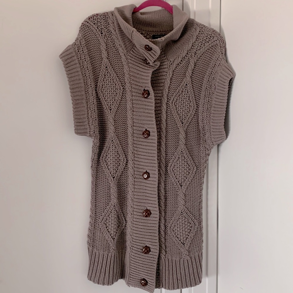 Chunky cable knit sweater